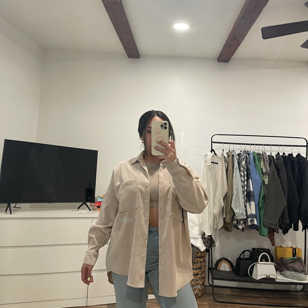 Tan Shacket - image 1